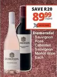 Diemersdal - Sauvignon Rosé Cabernet Sauvignon Merlot Wine