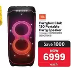 jbl - Partybox Club 120 Portable Party Speaker CON000190 (850011663)