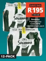 Savanna - Premium Dry Cider NRB