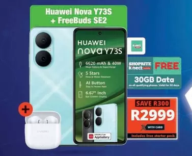 Huawei - Nova Y73S + FreeBuds SE2