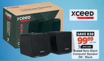 Byte Black Computer Speaker 3W