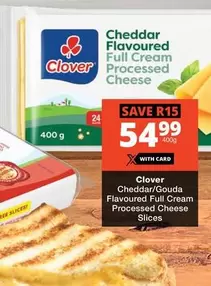 Clover - Cheddar Flavoured Full Cream Processed Cheese Slices