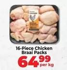 16-Piece Chicken Braai Packs