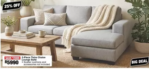 2-Piece Tisha Chaise Lounge Suite
