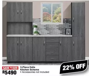 3-Piece Italia Kitchen Scheme
