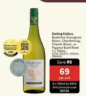 Darling - Bushvine Sauvignon Blanc, Chardonnay, Chenin Blanc, or Pyjama Bush Rosé