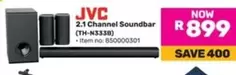 JVC - 2.1 Channel Soundbar (TH-N3338)