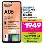Samsung - Galaxy A06 Dual Sim 4G 64GB Smartphone