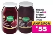 Rhodes - Sliced OR Grated Beetroot