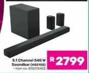 5.1 Channel 540 W Soundbar (HS5100)