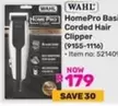 Wahl - HomePro Basic Corded Hair Clipper (9155-1116)
