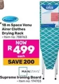 Supreme - 18 m Space Venu Airer Clothes Drying Rack