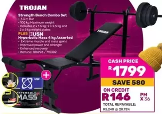 Total - Strength Bench Combo Set