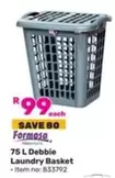 75 L Debbie Laundry Basket