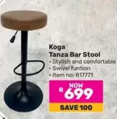 Tanza Bar Stool