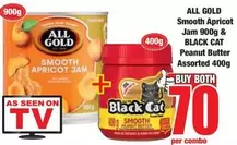 CAT - Smooth Apricot Jam & Peanut Butter