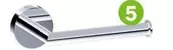 Sensea - Style Paper Holder Chrome