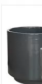 Olso Plant Pot Large Stoney Grey Lightweight