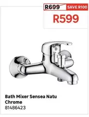 Bath Mixer Sensea Natu Chrome