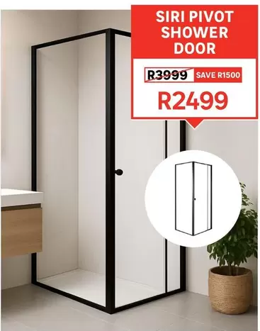 Siri Pivot Shower Door