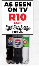 pepsi - Pepsi Zero Sugar, Light or 7Up Sugar