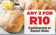 Continental or Panini Rolls