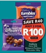 Cadbury - Whispers/Tumbles Chocolate
