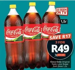 Coca cola - Original Taste Less Sugar Soft Drink