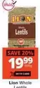 Lion - Whole Lentils