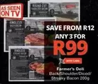 Farmer's Deli Back/Shoulder/Diced/Streaky Bacon