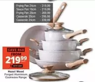 Pan - Hazel Wood Forged Aluminium Cookware Range