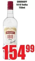 Smirnoff - 1818 Vodka 750ml