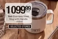 Stainless Steel Mug with Handle