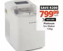 Platinum - Ice Maker