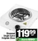 Diamond - Single Spiral Hotplate Stove
