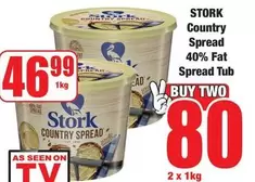 Stork - Country Spread 40% Fat Spread Tub
