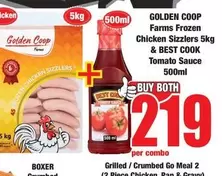 Boxer - Chicken Sizzlers & Tomato Sauce