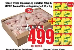 Knorr - Frozen Whole Chicken Leg Quarters