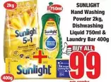 Sunlight - Hand Washing Powder, Dishwashing Liquid & Laundry Bar