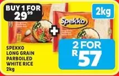 Spekko - LONG GRAIN PARBOILED WHITE RICE