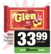 Glen - Tagless Teabags