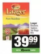Laager - Pure Rooibos Tagless Tea Bags