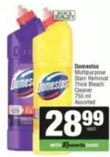 Domestos - Multipurpose Stain Removal Thick Bleach Cleaner