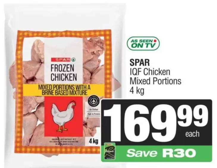 Spar - IQF Chicken Mixed Portions