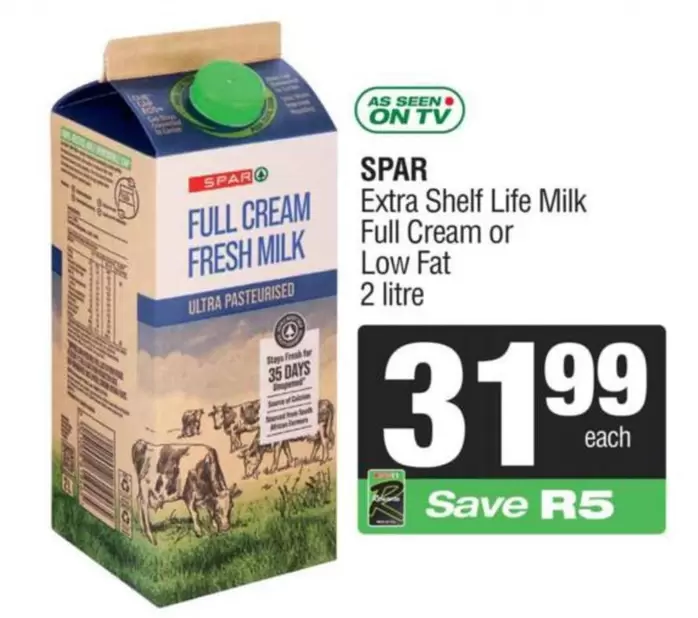 Spar - FULL CREAM FRESH MILK