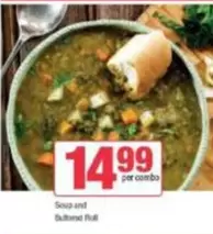 Soup and Buttered Roll