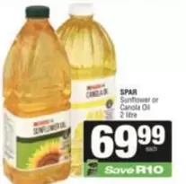 Spar - Sunflower or Canola Oil