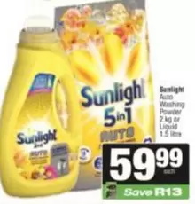 Sunlight - 5in1 Auto Washing Powder or Liquid