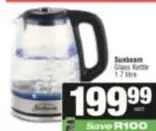 Sunbeam - Glass Kettle