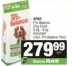 Spar - Pro Balance Dog Food
